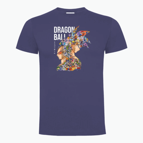 Camiseta Goku y Vegeta jean
